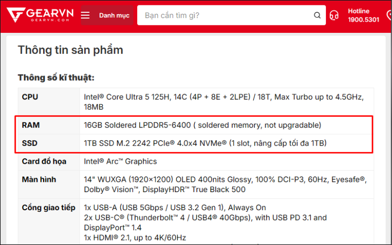 Kiểm tra máy có nâng cấp RAM hoặc SSD được không