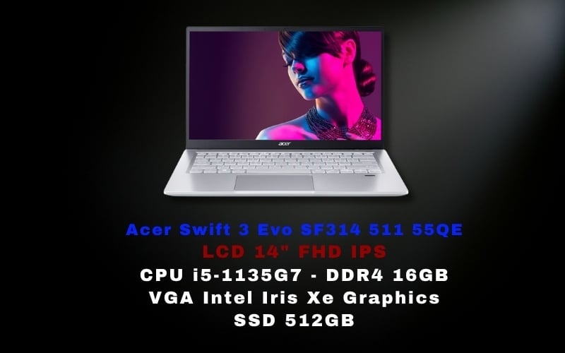 Laptop Acer Swift 3 SF314 511 55QE