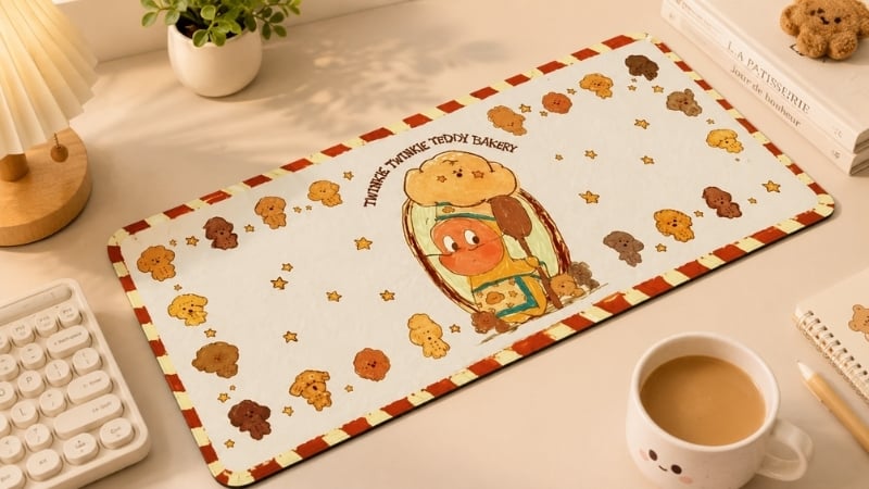 Lót chuột SKYLOONG Puppy Star Desk Mat có thiết kế Puppy Star trẻ trung