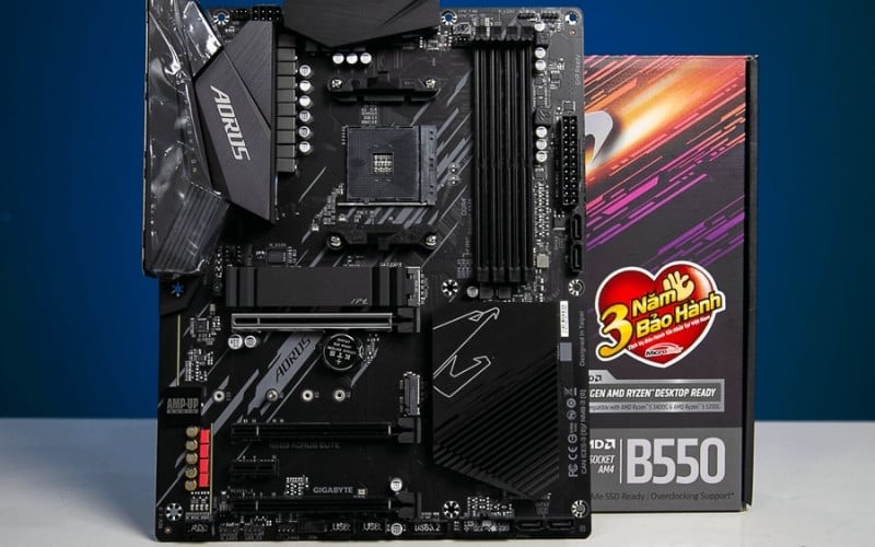 Dòng B550 hỗ trợ chuẩn PCIe 4.0
