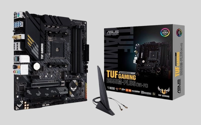 Nhiều mẫu mainboard B550 được trang bị linh kiện chất lượng cao