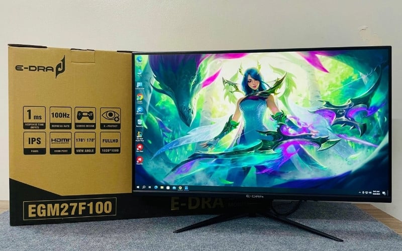 Để làm việc và giải trí, màn hình E-DRA kích thước 24 inch hoặc 27 inch là phổ biến nhất