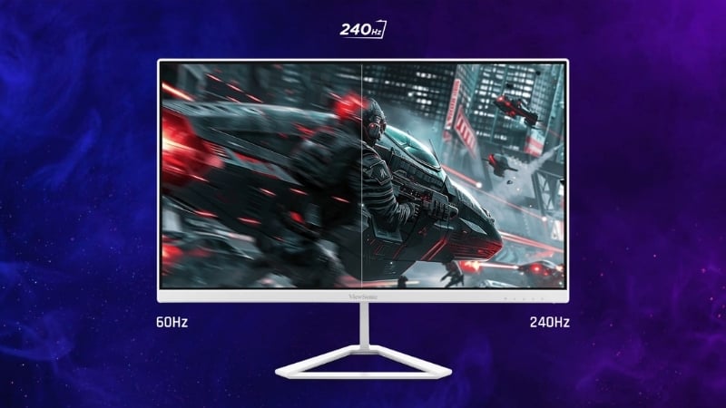 Màn hình ViewSonic VX24G30-W có tần số quét 240Hz tối ưu cho game tốc độ