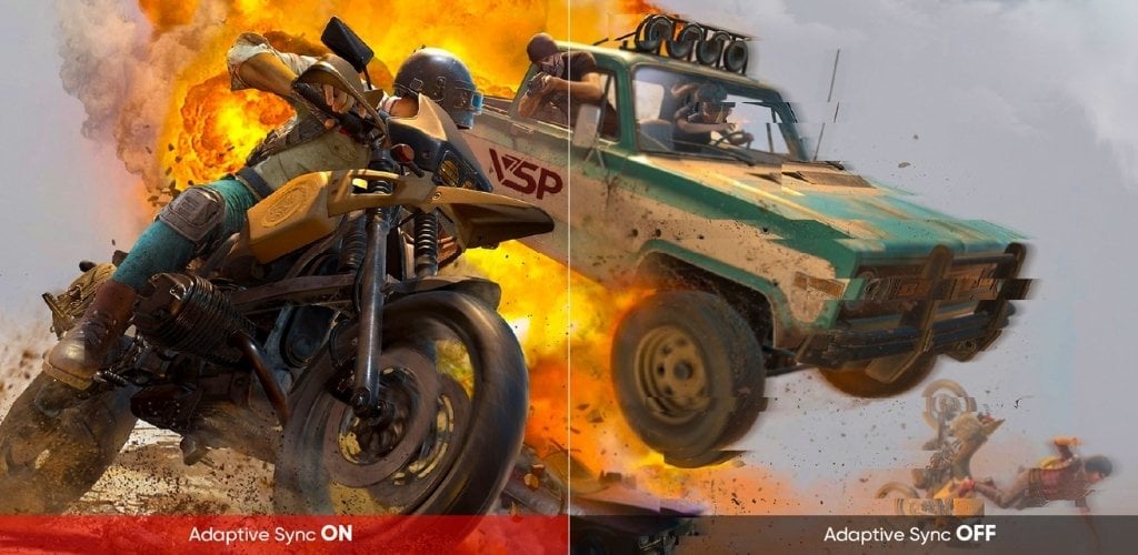 Công nghệ Adaptive Sync giúp loại bỏ hiện tượng giật lag và xé hình