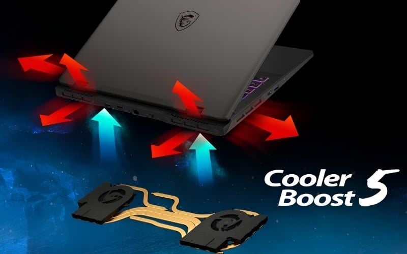 Tản nhiệt tốt giúp laptop duy trì hiệu năng ổn định khi render hoặc xử lý tác vụ nặng liên tục