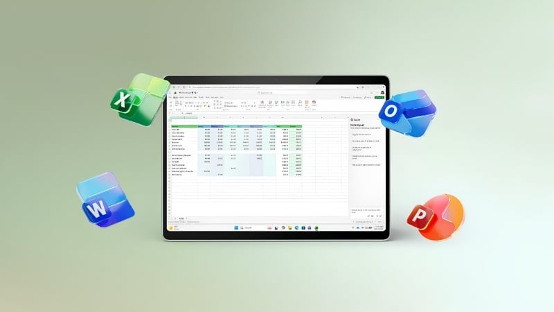 Phần mềm Office Home & Business 2024 EP2-06604 có bộ ứng dụng quen thuộc