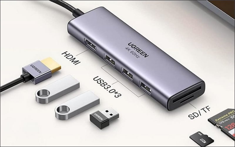 Bộ chuyển đổi USB-C có nhiều cổng