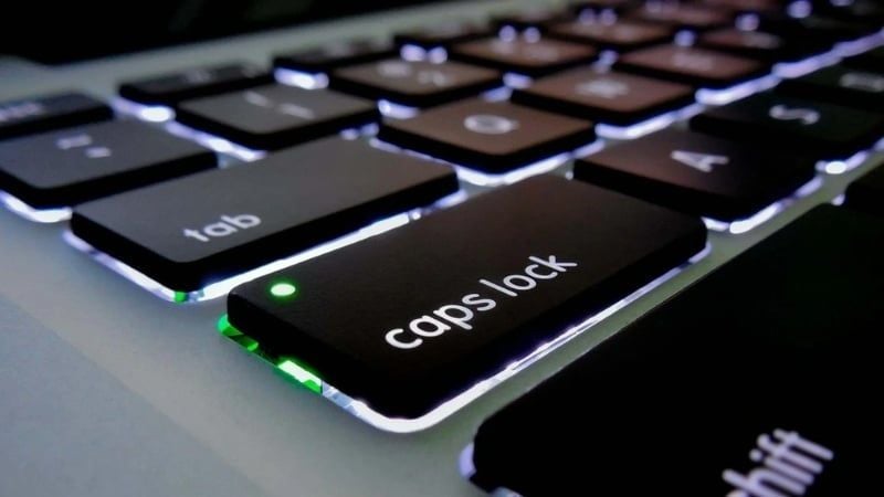 Caps Lock của máy tính đang bật khiến bạn bị nhầm là quên mật khẩu
