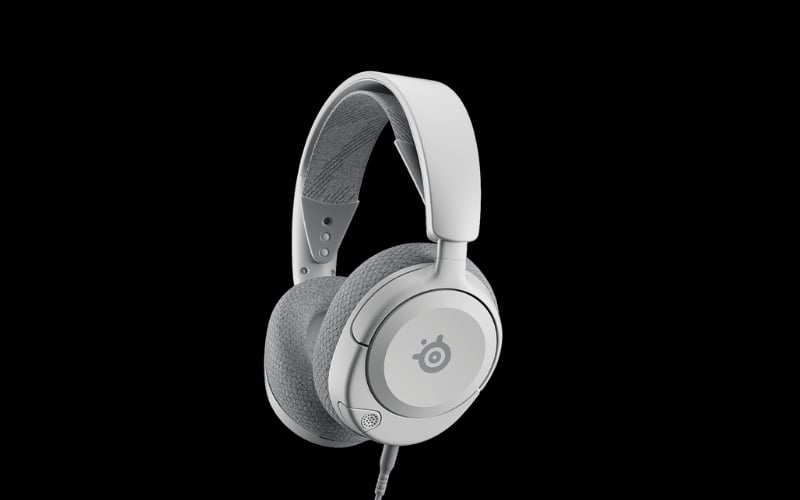 Tai nghe SteelSeries có thiết kế tối giản nhưng cực kỳ thoải mái nhờ headband linh hoạt