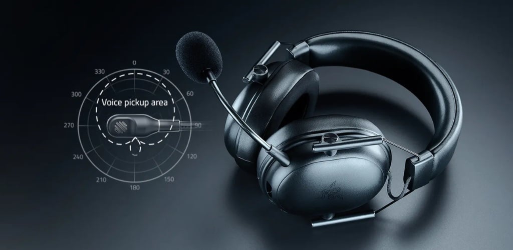 Micro Razer HyperClear Cardioid 9.9mm có thể tháo rời giúp thu giọng nói của bạn một cách trong trẻo