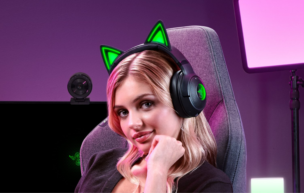 GEARVN - Tai nghe Razer Kraken Kitty V2 BT Black
