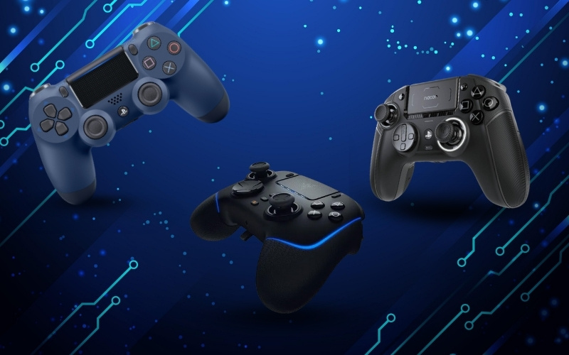 Các thương hiệu tay cầm PS4 uy tín, chất lượng trên thị trường: Sony, Razer, Nacon,...
