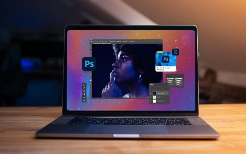 Photoshop nặng mở nhiều layer, bộ lọc, Camera Raw,...
