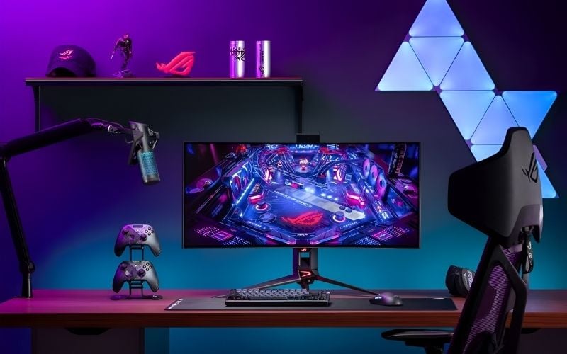 Tỷ lệ màn hình 21:9 cho không gian ngang rộng, tối ưu trải nghiệm game