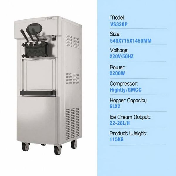 Soft Ice Cream Machine Venus VS328P