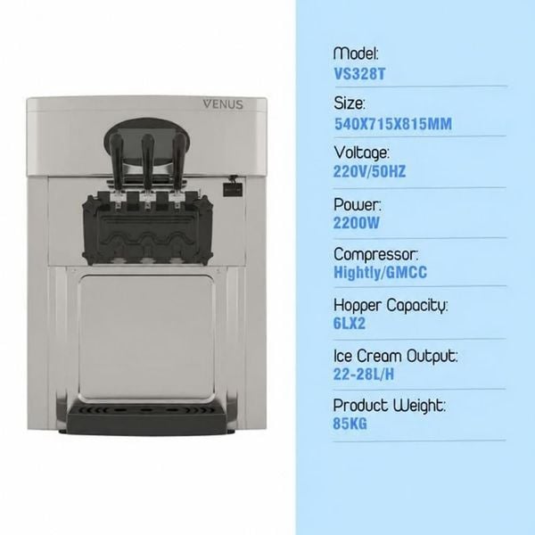 Soft Ice Cream Machine Venus VS328T