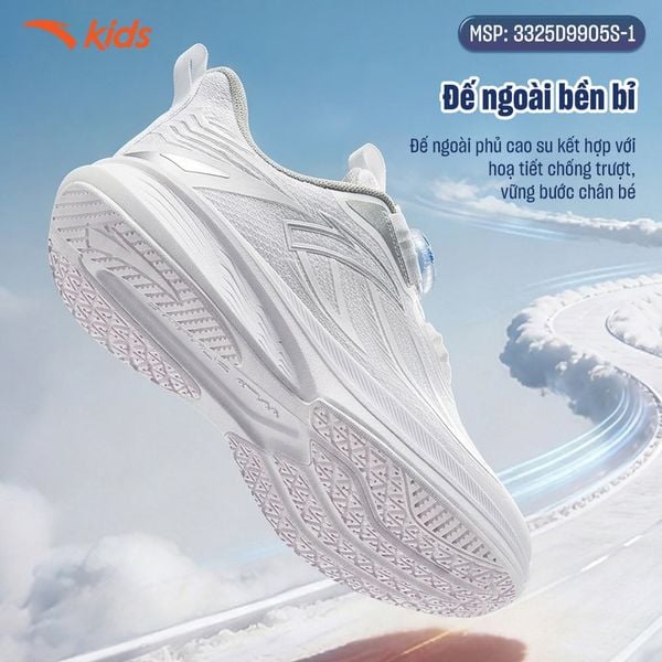 Giày Thể Thao Running Shoes Cho Gái Size 28-32 Anta Kids 3325D9905S-1
