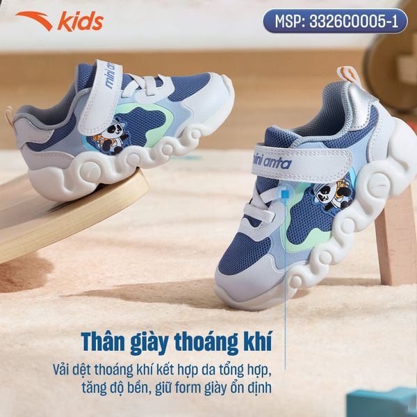 Giày Tập Đi Bé Trai Size 22 – 27 Anta Kids 3326C0005-1