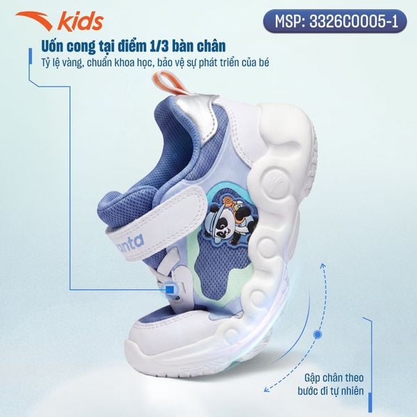 Giày Tập Đi Bé Trai Size 22 – 27 Anta Kids 3326C0005-1