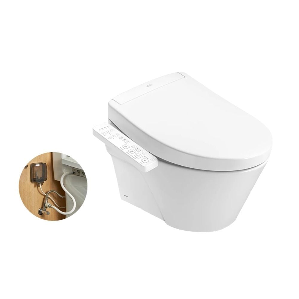 Bồn cầu treo tường TOTO CW822RA/TCF33461GAA nắp điện tử