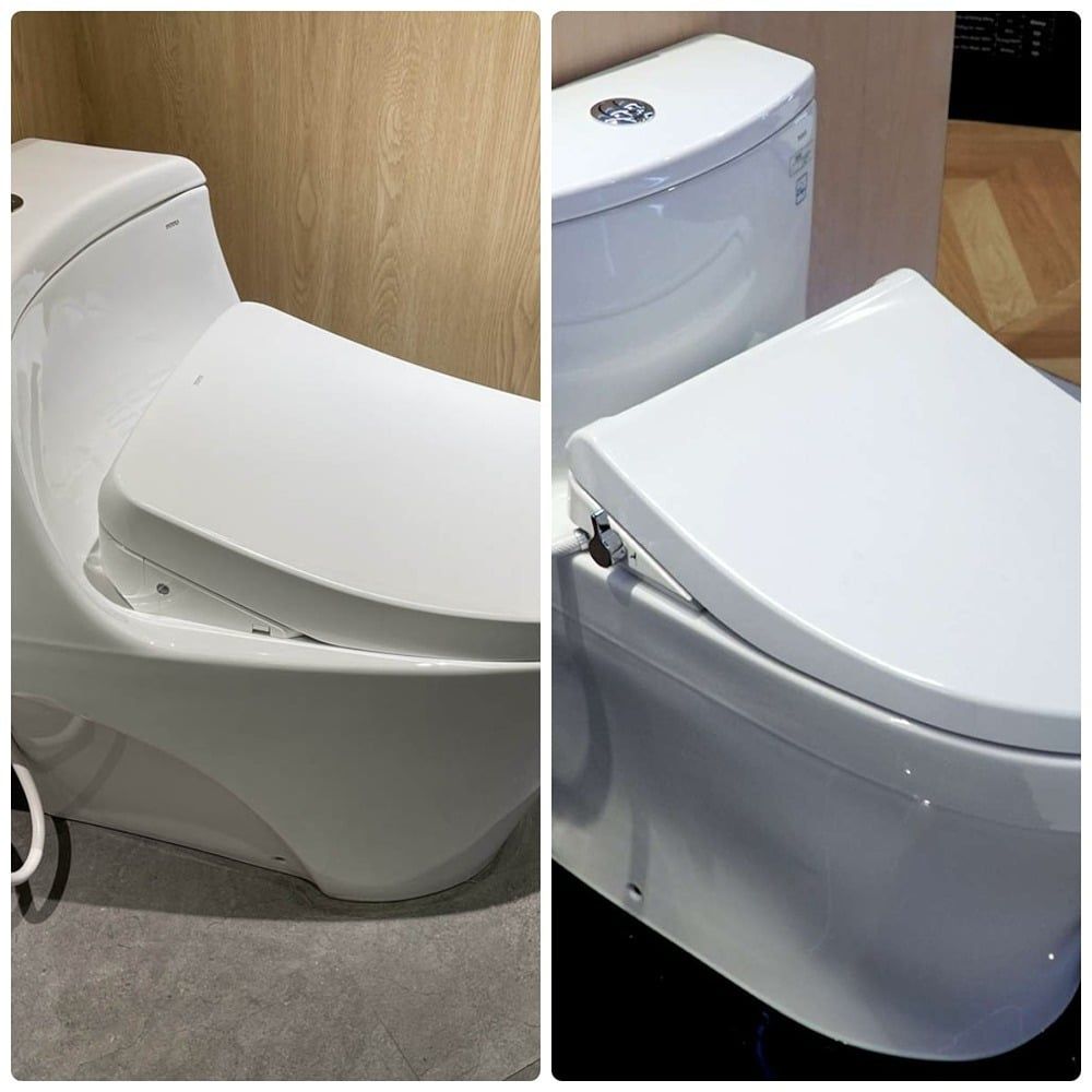 Nắp rửa điện tử TOTO với nắp cơ - Có nên nâng cấp?