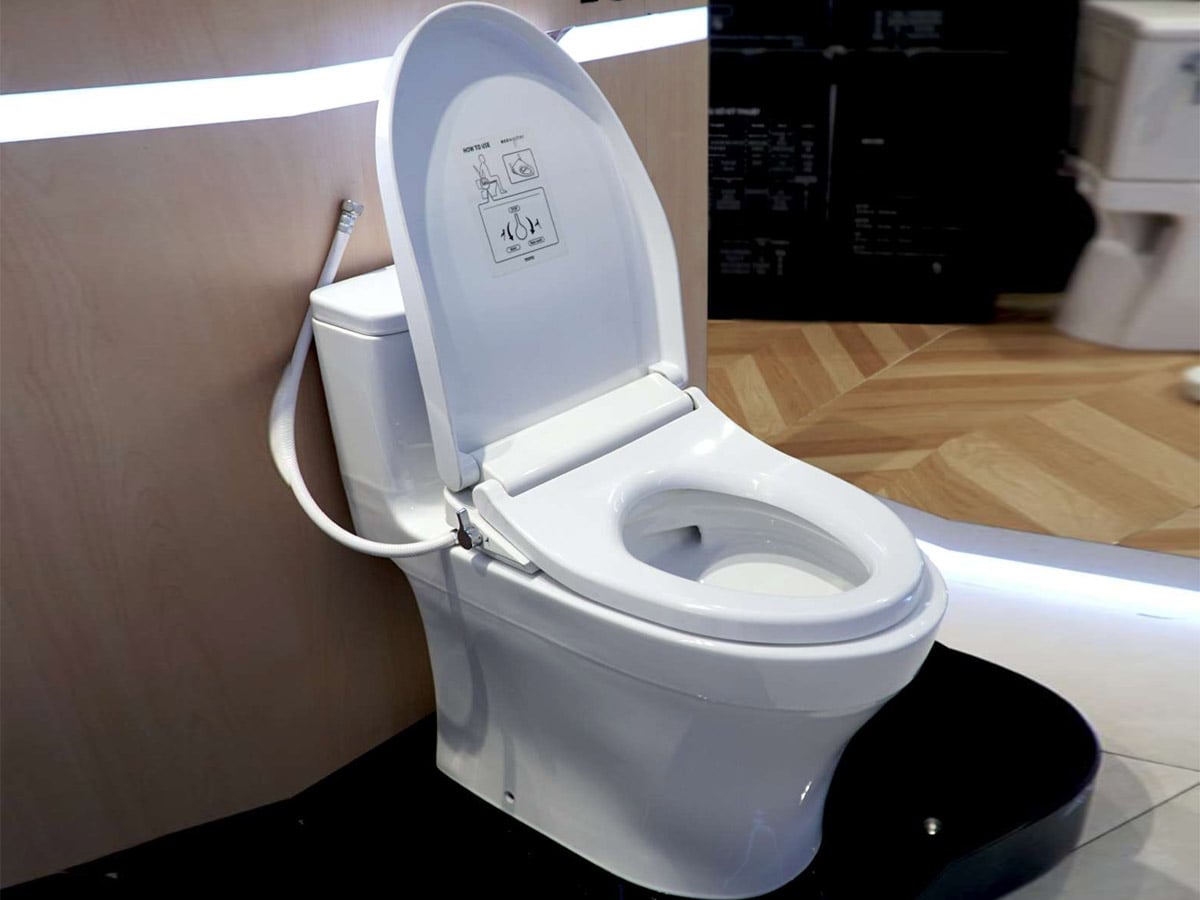 Bồn cầu nắp rửa cơ TOTO MS885DE4 thiết kế 1 khối sang trọng