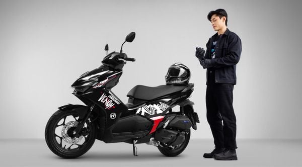 Honda Air Blade 2026 marvel venom hiện đại tại HEAD Hoàng Việt