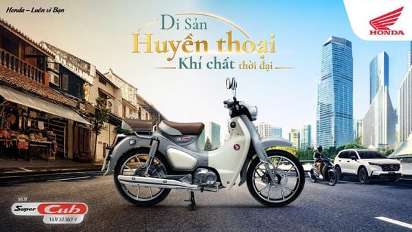 Honda Super Cub 2026 ra mắt với màu sắc mới và động cơ chuẩn EURO 4