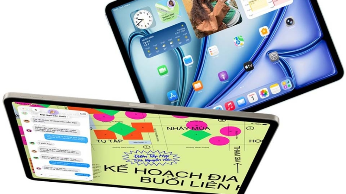 ipad air m4 dùng cho học tập và làm việc