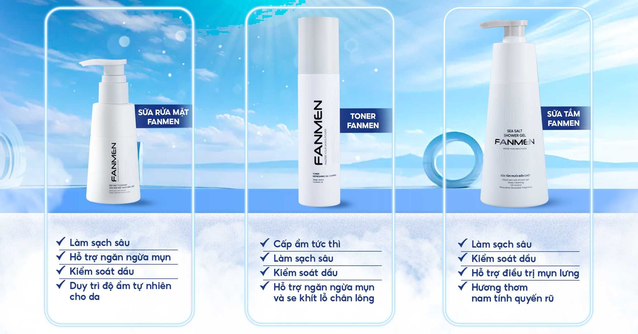 Combo 3 sản phẩm Fanmen