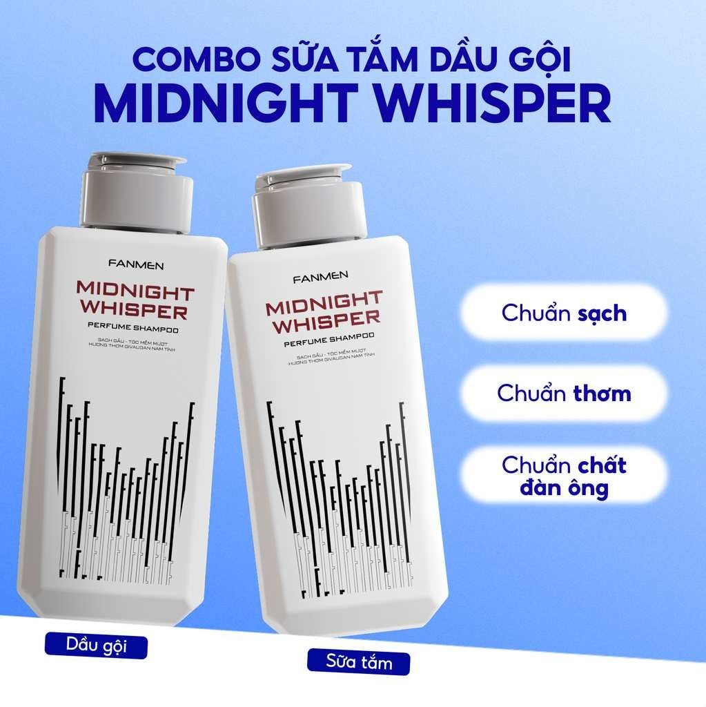 Combo dầu gội và sữa tắm Fanmen