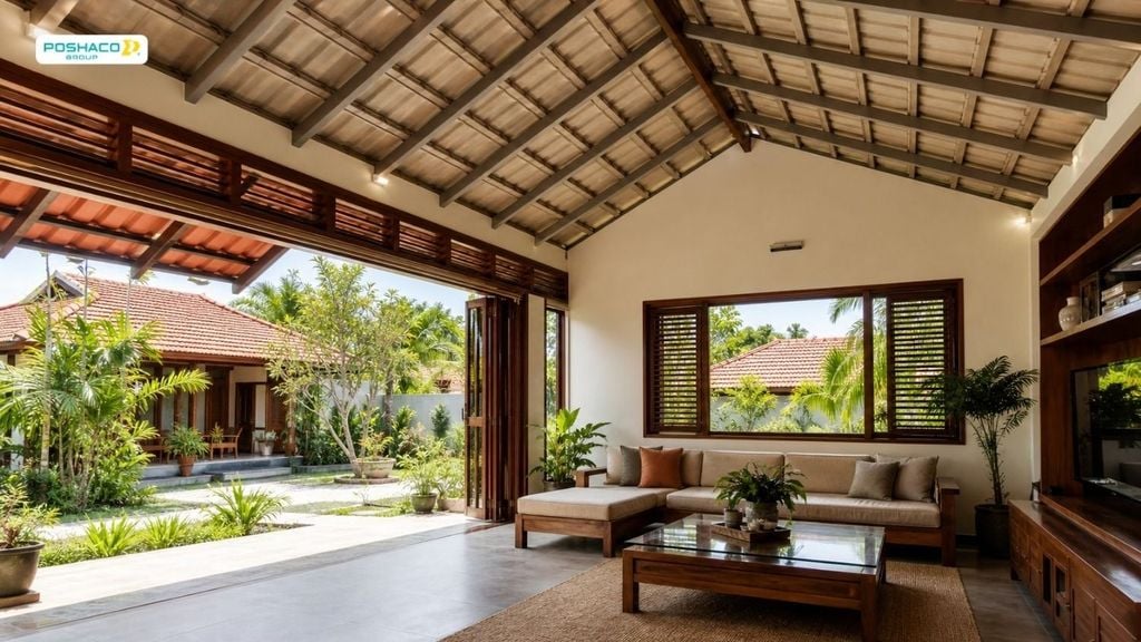 Ưu điểm của tôn xốp giả ngói