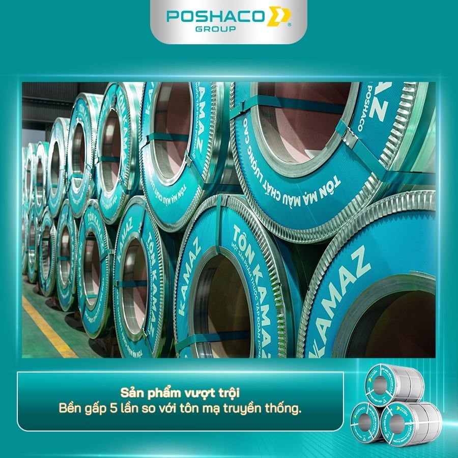 POSHACO GROUP trong ngành sản xuất tôn thép