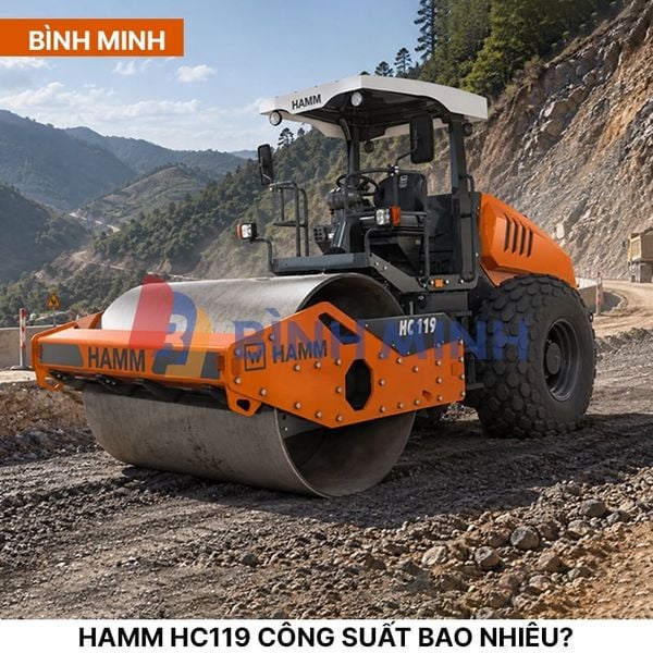 HAMM HC119 công suất bao nhiêu?