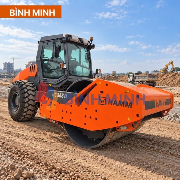 HAMM HC268D làm việc trên địa hình phức tạp
