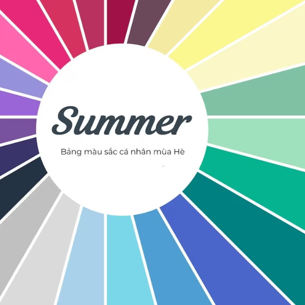 bảng màu Personal Color mùa hạ