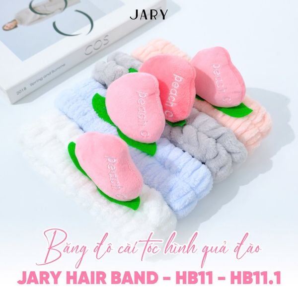 BĂNG ĐÔ CÀI TÓC HÌNH QUẢ ĐÀO JARY HAIR BAND - HB11 - HB11.1