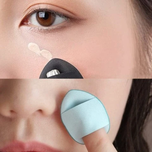 nên dùng cọ hay mút để tán nền 2