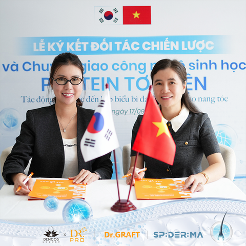 LỄ KÝ KẾT HỢP TÁC CHIẾN LƯỢC DR.PRO & VIỆN THẨM MỸ QUỐC TẾ DENCOS LUXURY - MANG GIẢI PHÁP NUÔI DƯỠNG VÀ KÍCH MỌC TÓC CHUYÊN SÂU TẠI CƠ SỞ THẨM MỸ