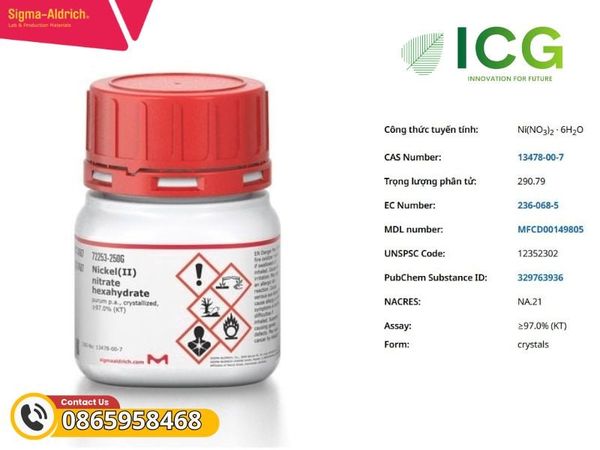 Nickel(II) nitrate hexahydrate purum p.a., crystallized, ≥97.0% (KT)