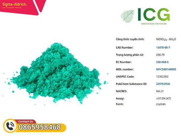 Nickel(II) nitrate hexahydrate purum p.a., crystallized, ≥97.0% (KT)