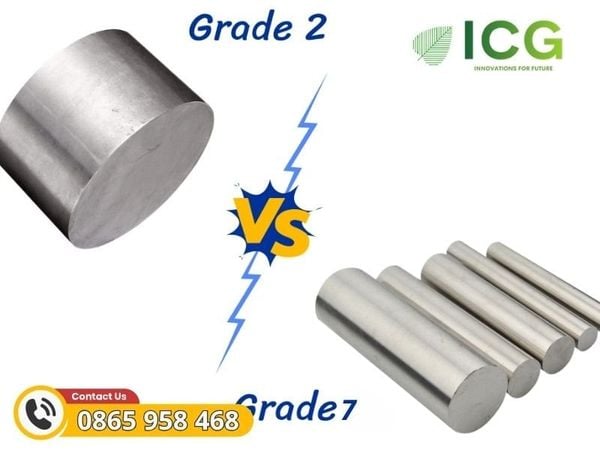Titanium Grade 2 và Grade 7 chống ăn mòn