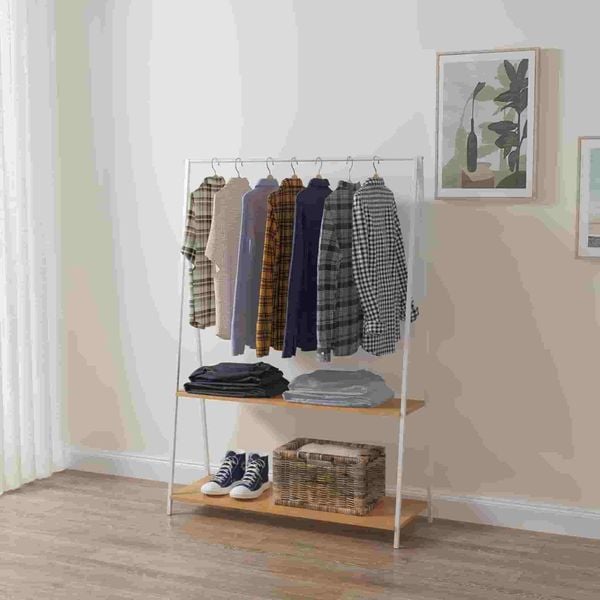 Giá Treo Quần Áo Rosi 2F Nội thất IGA nhỏ gọn, tiện lợi - GM03 đẹp