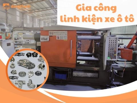 Gia công linh kiện xe ô tô bằng đúc nhôm áp lực