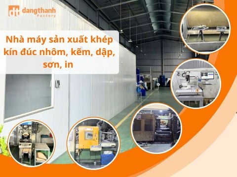 Nhà máy sản xuất khép kín đúc nhôm, kẽm, dập, sơn, in