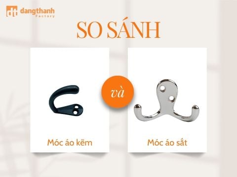 So sánh móc áo kẽm và móc áo sắt: nên chọn loại nào tốt hơn?