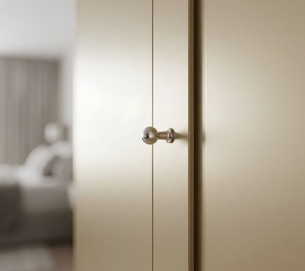 Tay nắm tủ cầm tròn tân cổ điển cho nhà phố hẹp