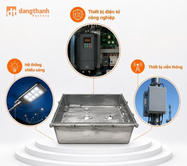 Ứng dụng thực tế của gia công tùy chỉnh hộp tản nhiệt nhôm đúc