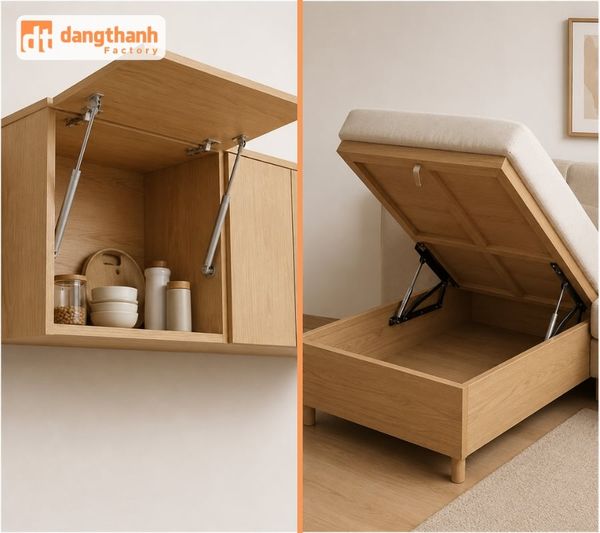 Ứng dụng thanh chống trong sản xuất nội thất