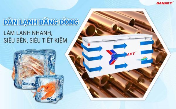 Tủ đông Sanaky VH-6699W1 660 lít
